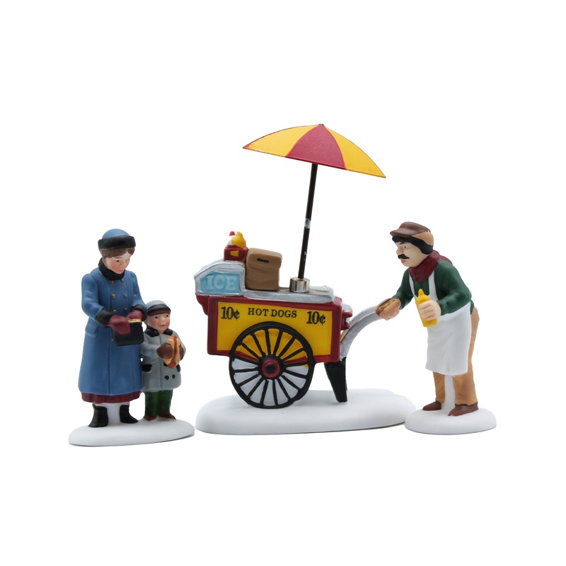 Department 56: 58866 Hot Dog Vendor Set – Set of 3