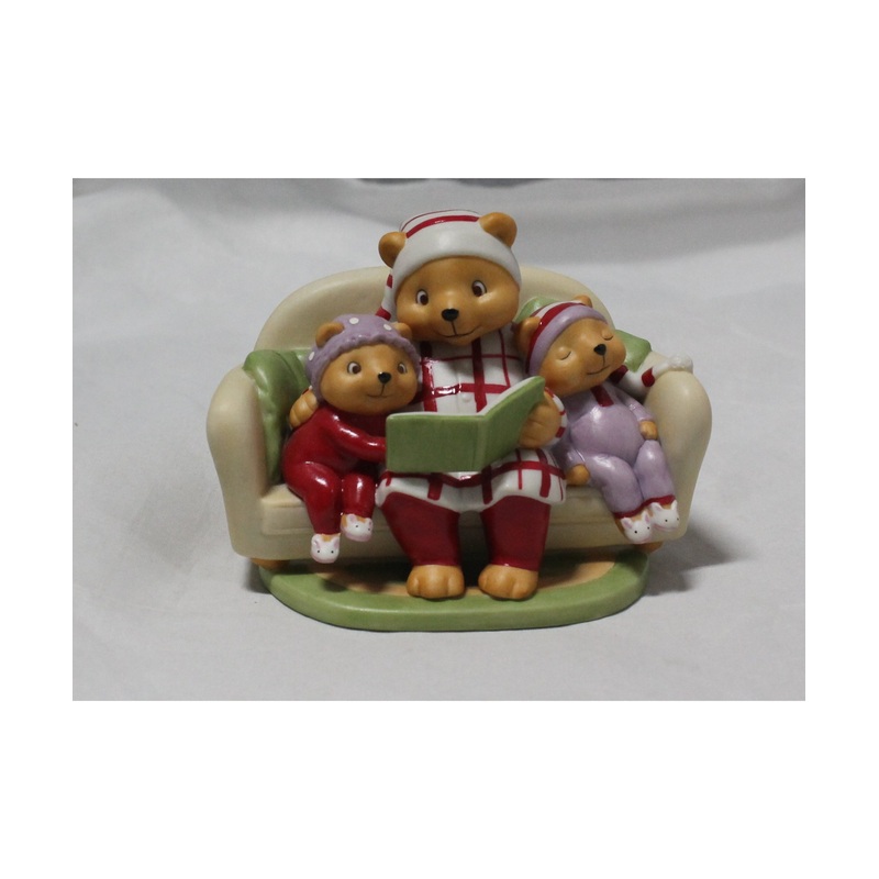Hallmark | Bear and Twins Figurine | Storybook Friends