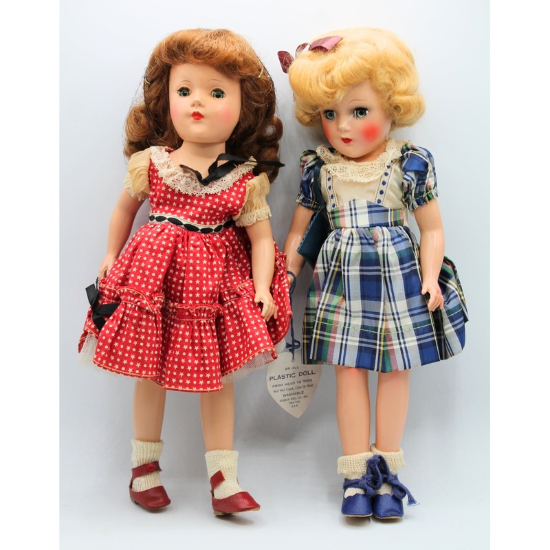 Lot of 2: A Roberta Dolls – Blue  & Red | Please Read