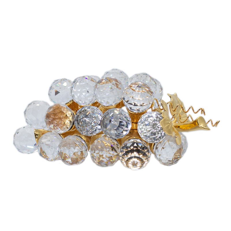 Swarovski Figurine: 166158 Grapes Medium – Gold