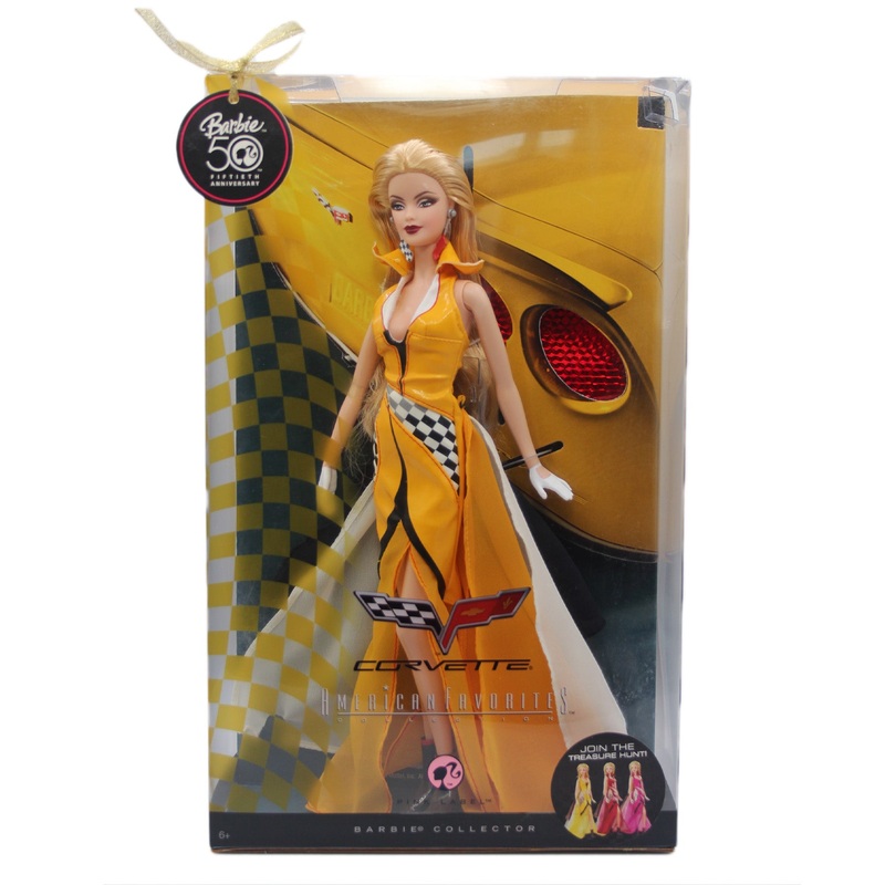 2008 Yellow Corvette Barbie (N4984) – Pink Label