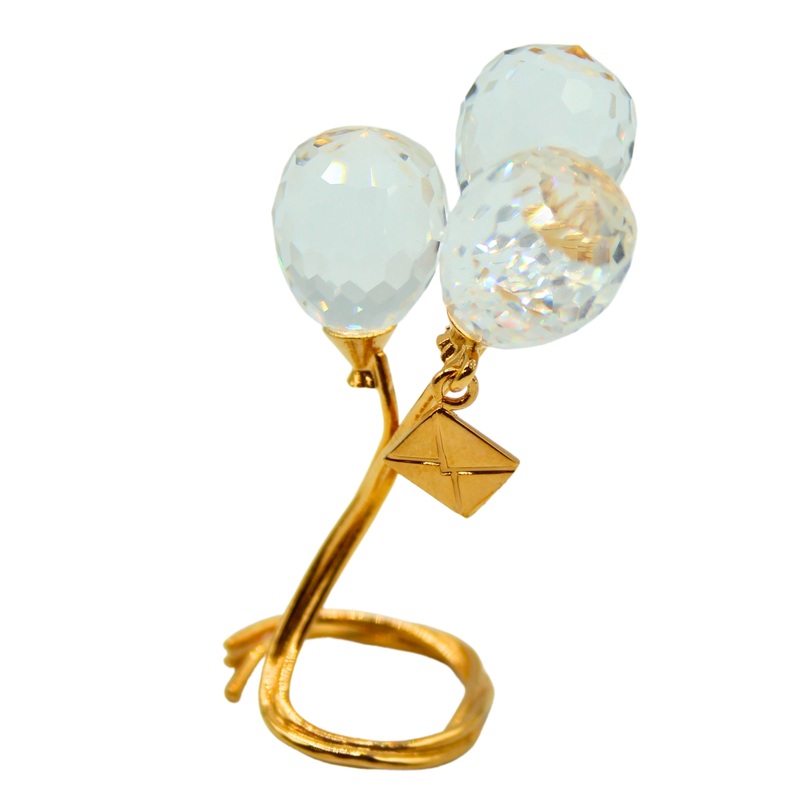 Swarovski Figurine: 191604 Gold Balloons