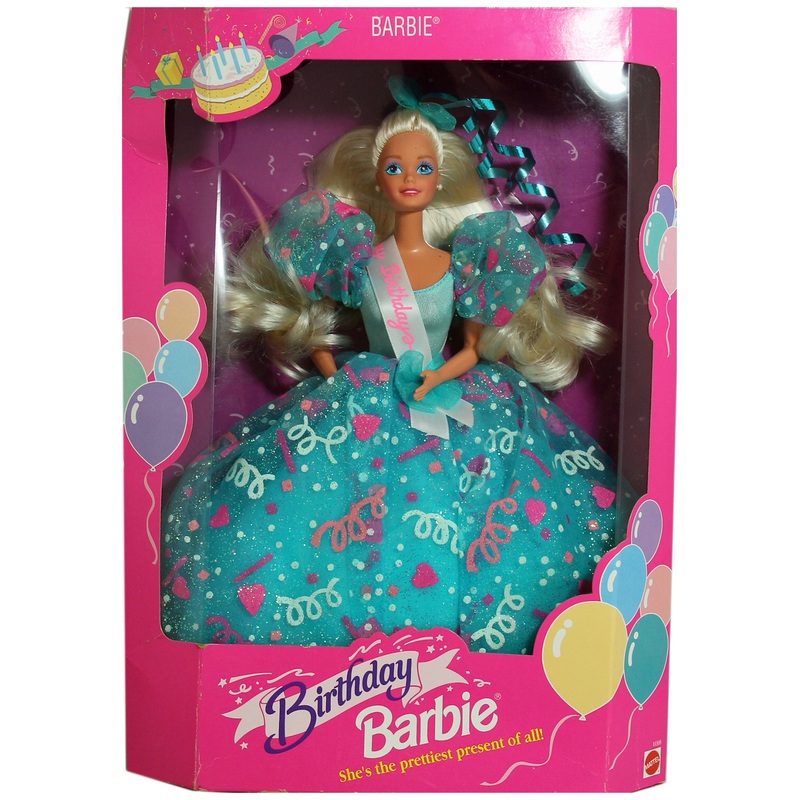 1993 Prettiest Present of All Birthday Barbie Doll (11333)