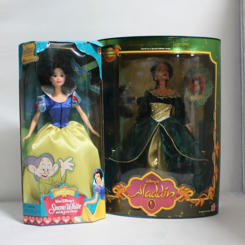 Lot of 2 Barbie Dolls: Snow White & Jasmine | 21932 & 22092