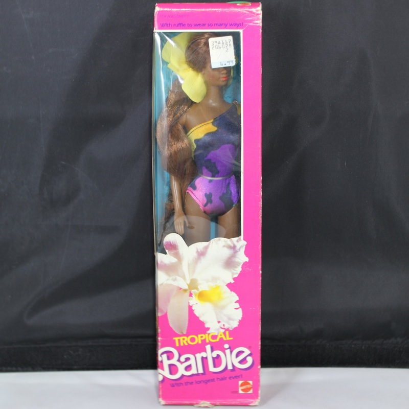 1986 Tropical African American Barbie #1022, Longest Hair Ever