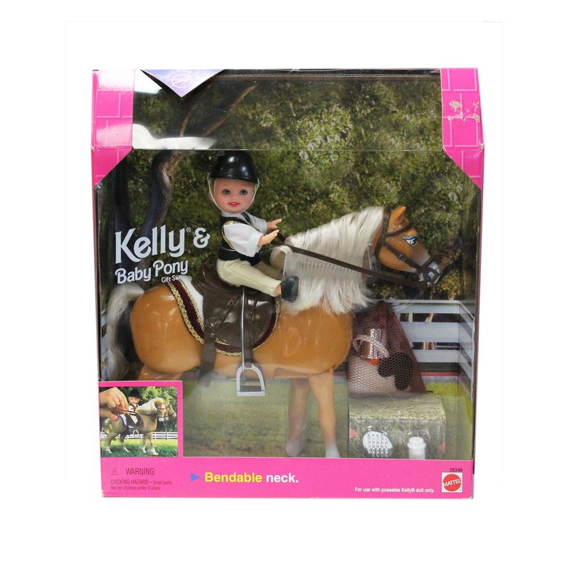 1998 Kelly and Baby Pony Gift Set Barbie (20346)