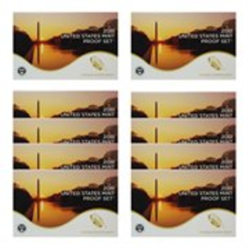 2013 Proof set 10 Pack CN-Clad Kennedy, Presidential Dollar, State quarters – (OGP) 140 coins