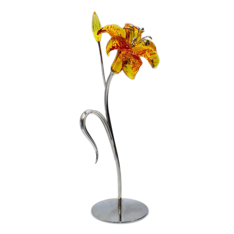 Swarovski Figurine: 850597 Dillia Topaz Flower