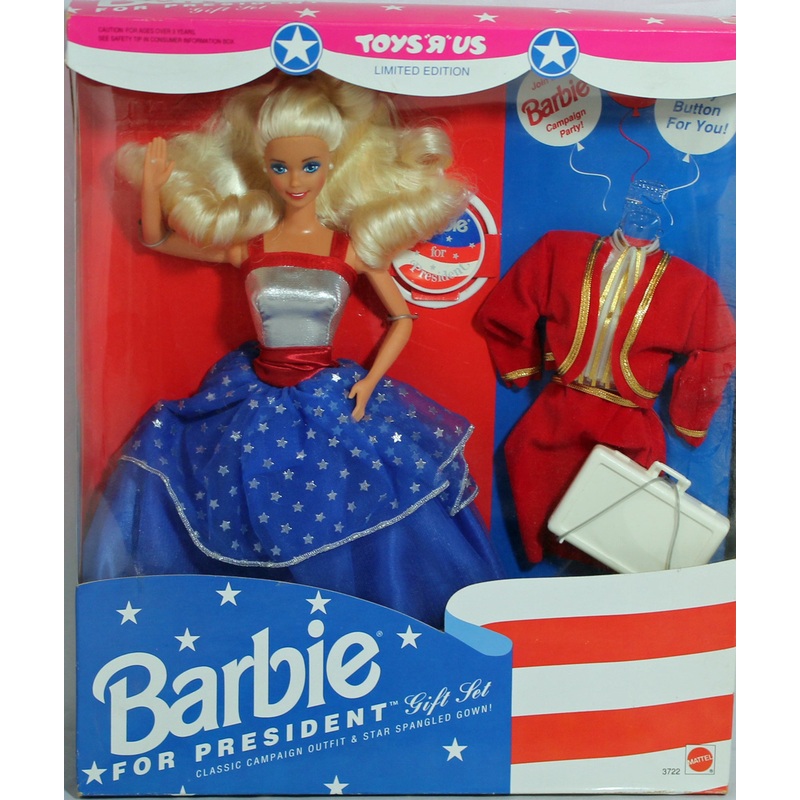 1991 Barbie for President Barbie (3722)