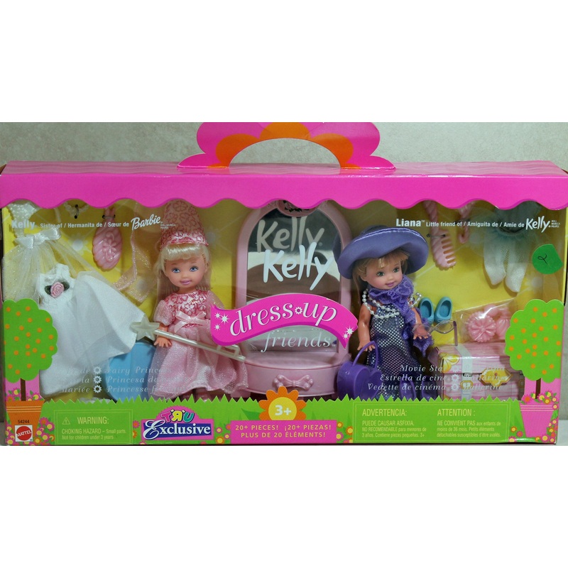 2001 Dress-Up Friends Kelly & Liana Barbie (54244)