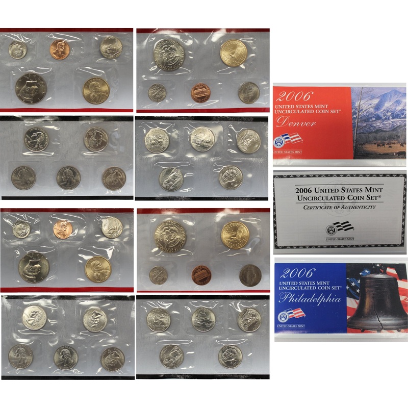 2006 PD US Mint set 10 Pack (OGP) 200 coins