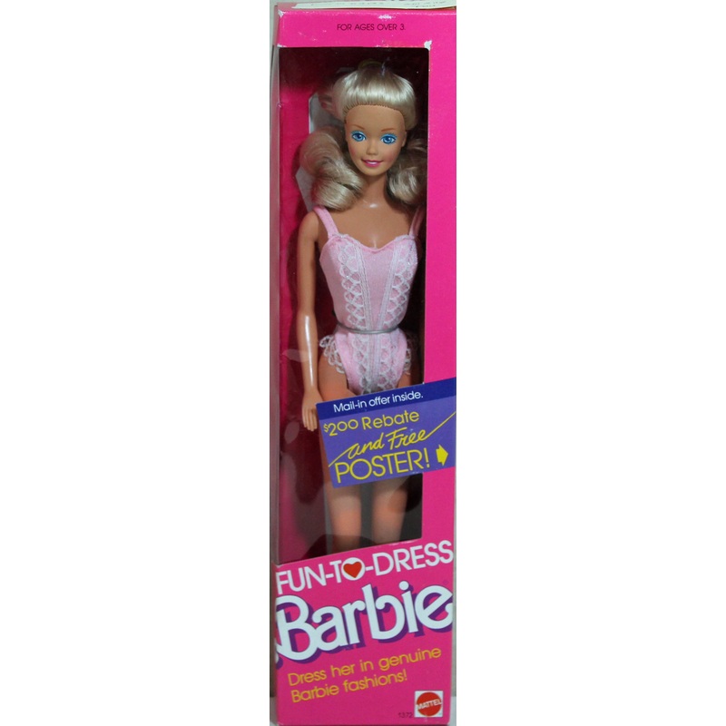 1988 Fun-To-Dress Barbie (1372)