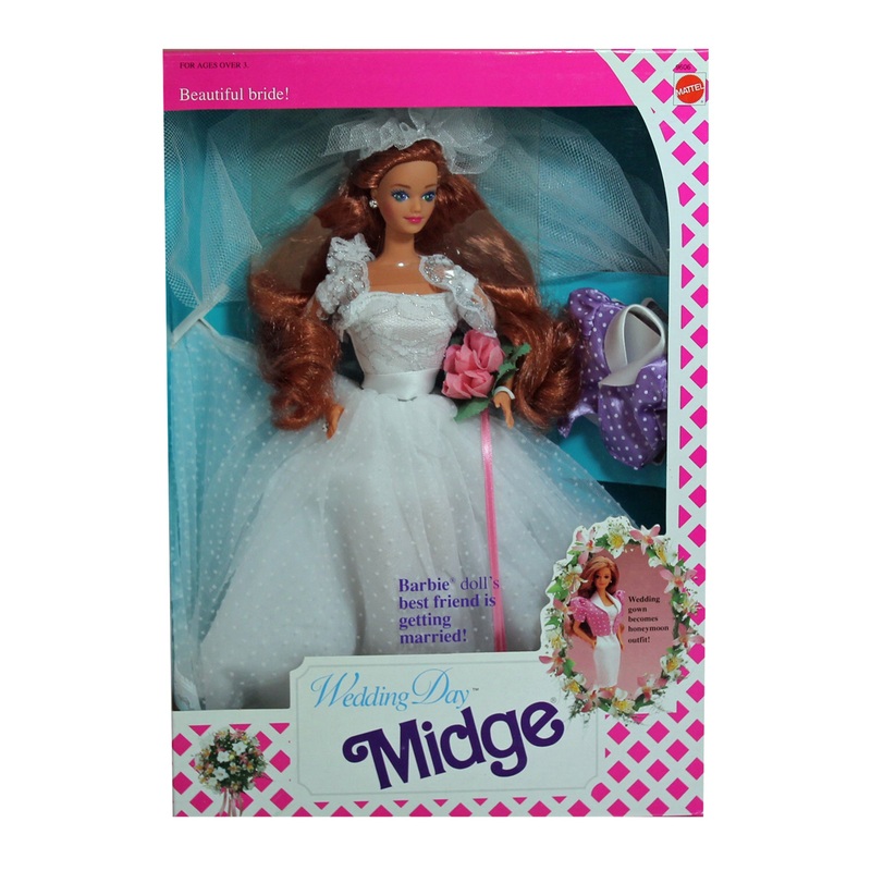 1990 Wedding Day Midge Barbie (9606)