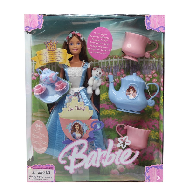 2004 Fairy Tales Princess & the Pauper’s Erica Tea Party Barbie (H4802)