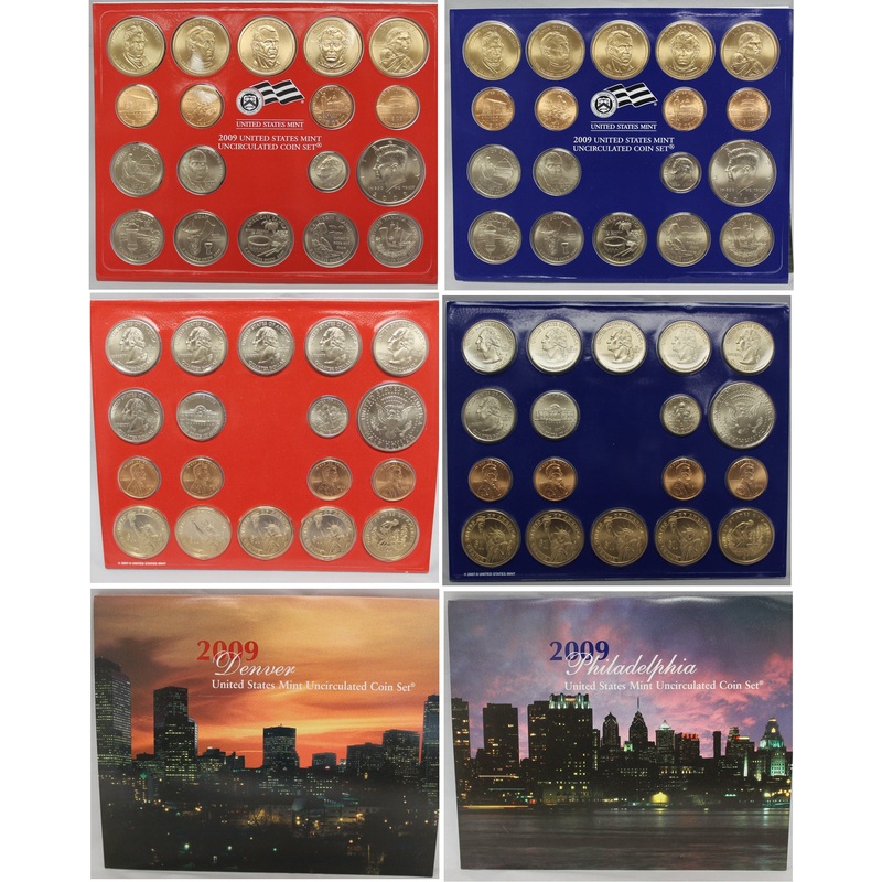 2009 PD US Mint set 10 Pack (OGP) 360 coins