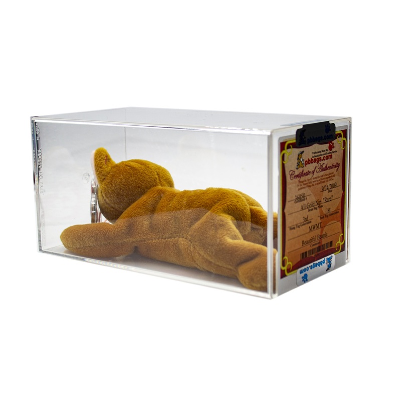 Authenticated Beanie Baby: 3rd Generation All Gold Nip – MWMT