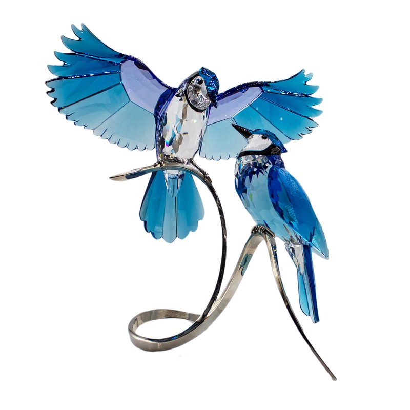 Swarovski Figurine: 1176149 Paradise Birds – Blue Jays