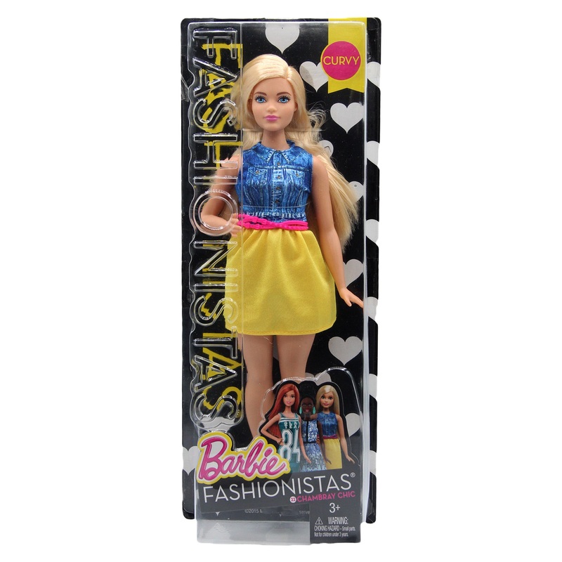 2015 Fashionistas #22 Chambray Chic Curvy Barbie (DMF24)