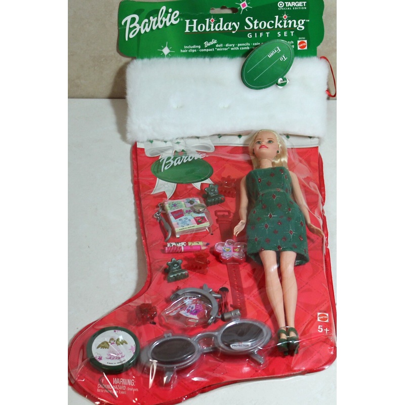 2003 Barbie Holiday Stocking Gift Set Barbie (B8290)