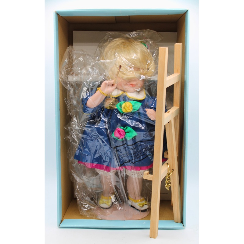 Goebel | Lot of 2: The Little Artist & Carol Anne Doll | Missing painting