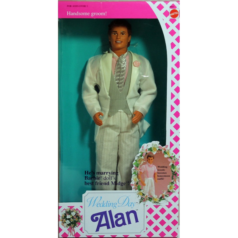1990 Wedding Day Alan Barbie (9607)