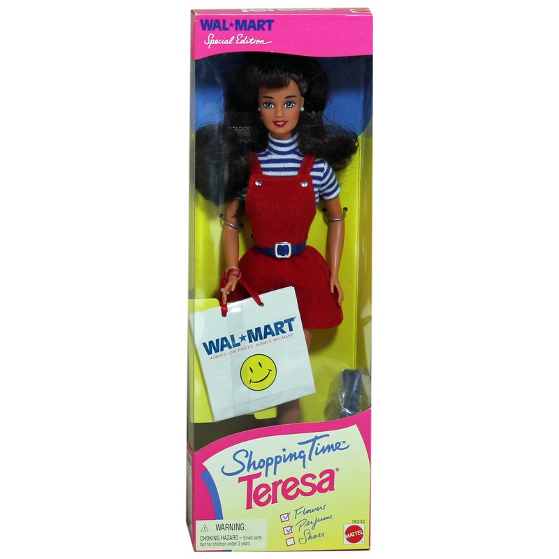 1997 Walmart Shopping Time Teresa Barbie (18232)