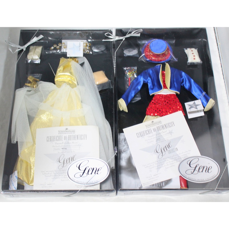 Lot of 2: Ashton Drake Farewell Golden Moon and Stand Up and Cheer Costumes