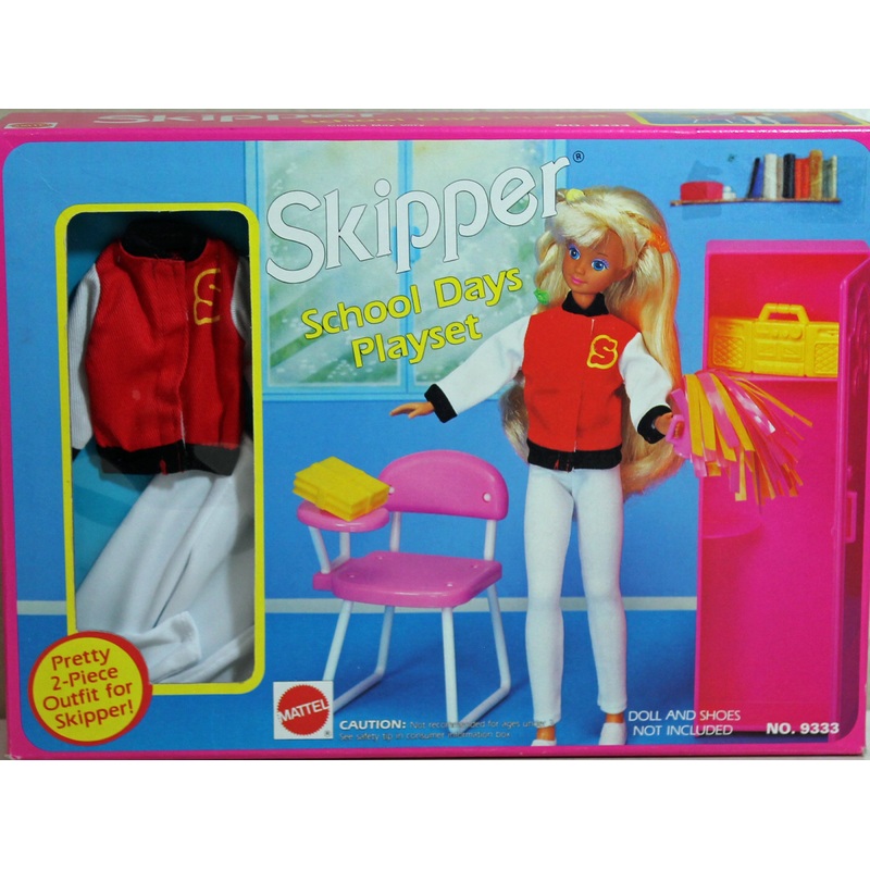 1992 Skipper School Days Playset Barbie (9333)