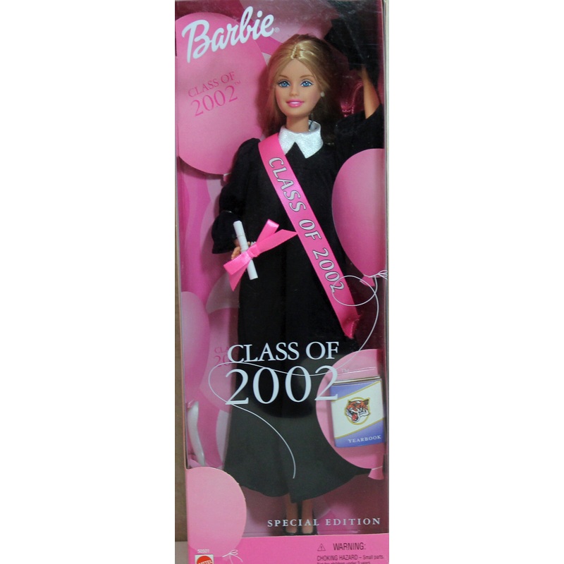 2002 Class of 2002 Graduation Barbie (50501) – Black Gown