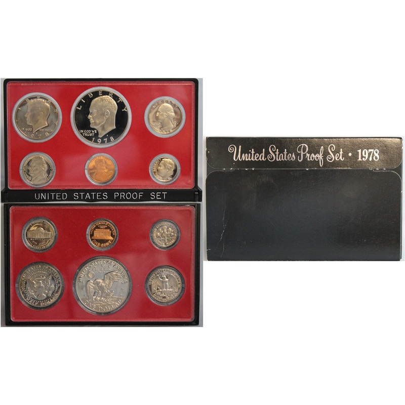 1978 Proof Set CN-Clad (OGP) 6 coins