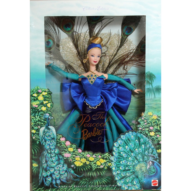 1998 Birds of Beauty Peacock Barbie (19365)