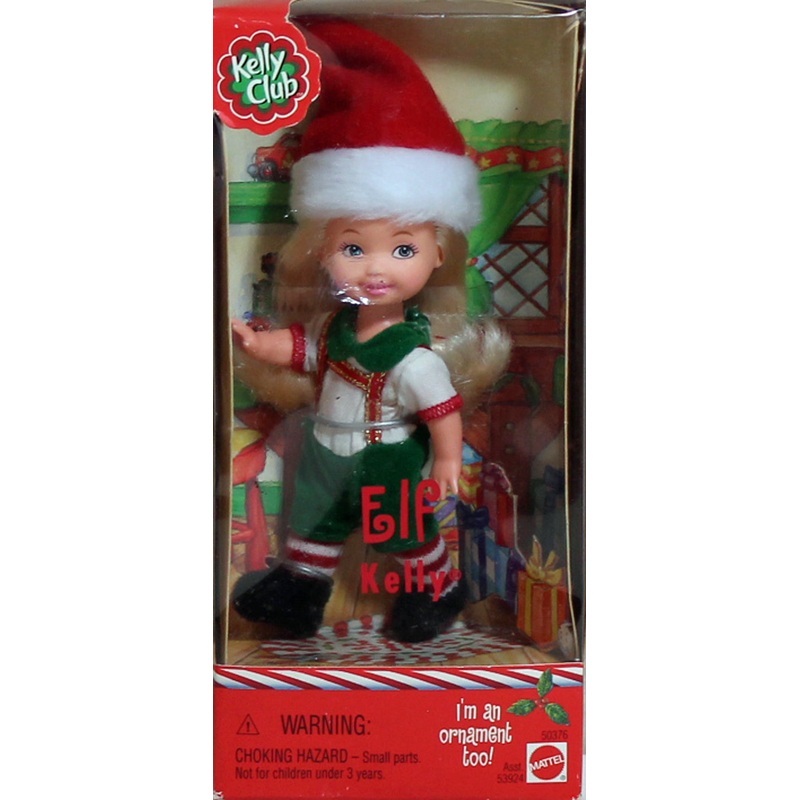 2001 Elf Kelly Barbie Ornament (50376)