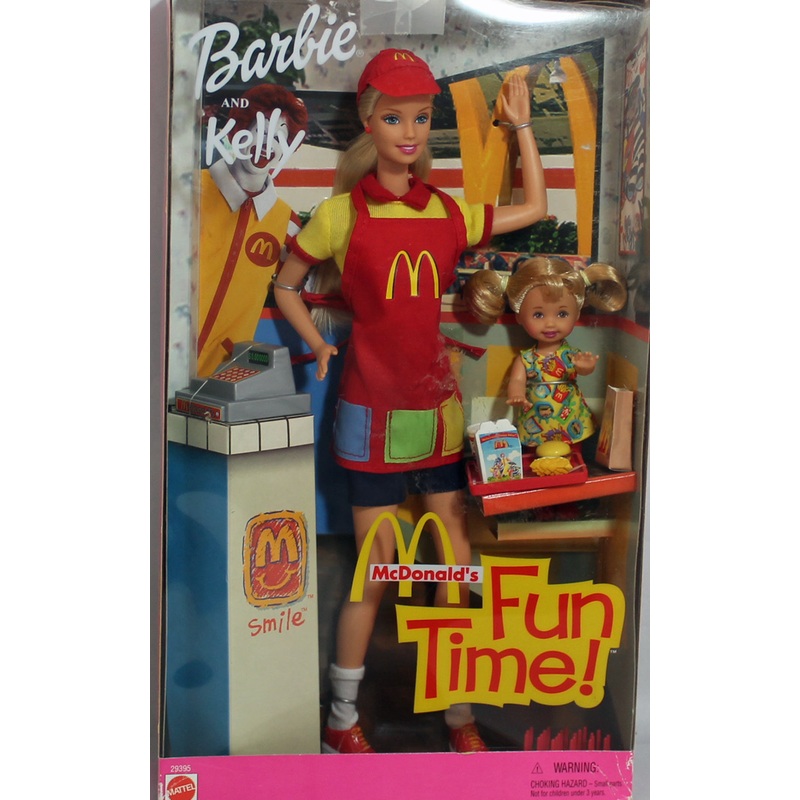 2001 McDonald’s Fun Time Barbie & Kelly (29395)