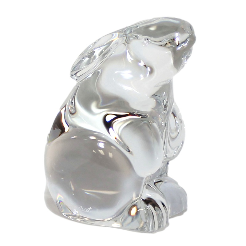 Baccarat Figurine: 762520 Sitting Rabbit