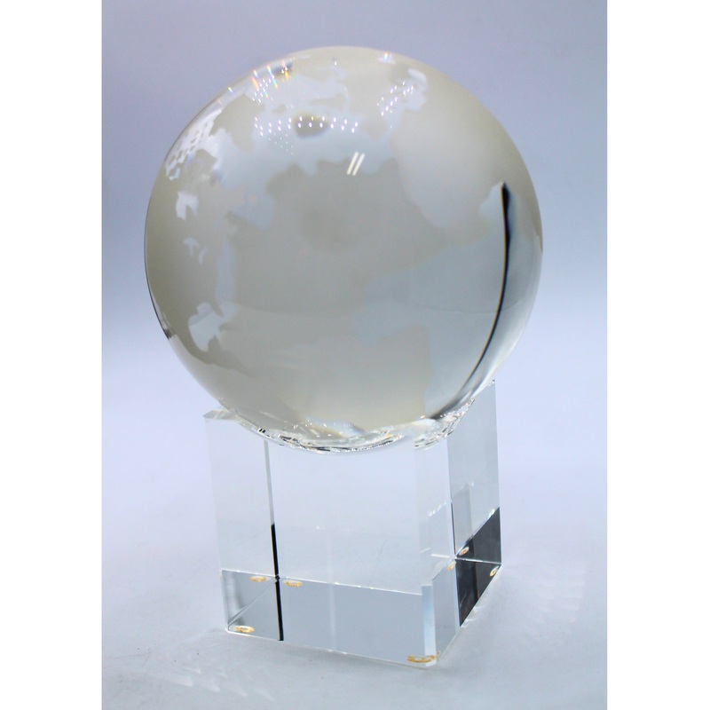 Crystal Globe with Base | Non-Mint Box