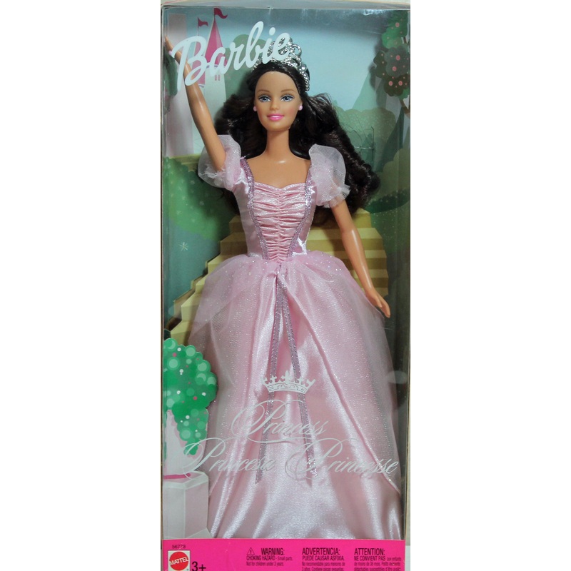 2002 Princess Princesa Princesse Barbie (56778) – Brunette