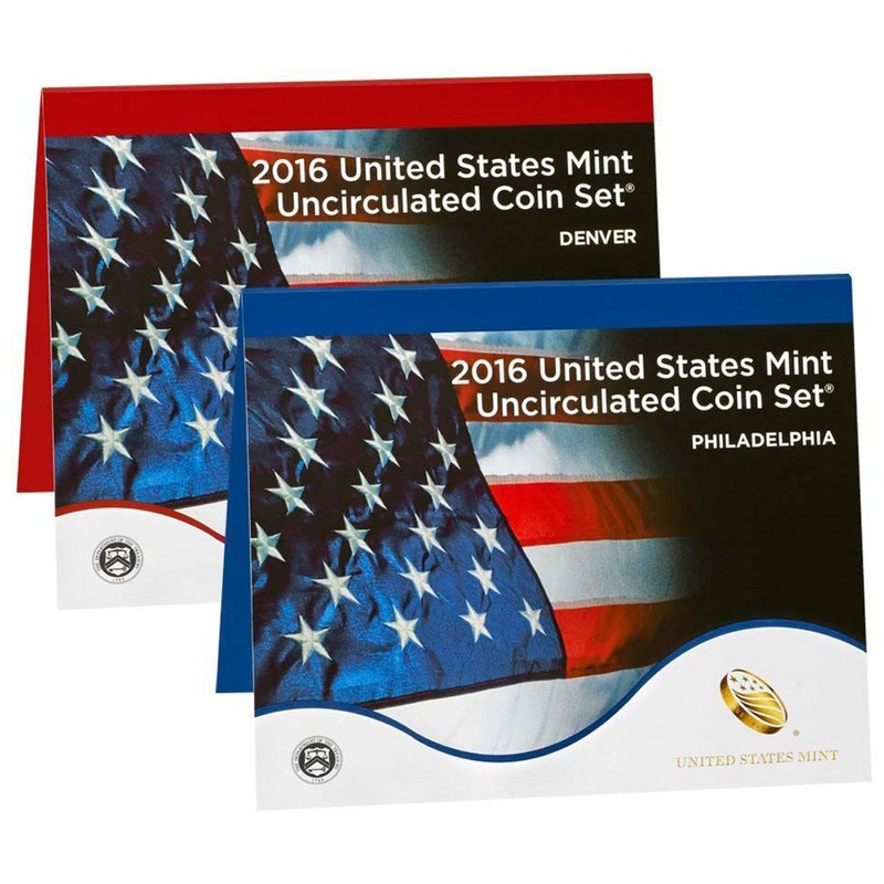2016 PD US Mint set 10 Pack (OGP) 260 coins
