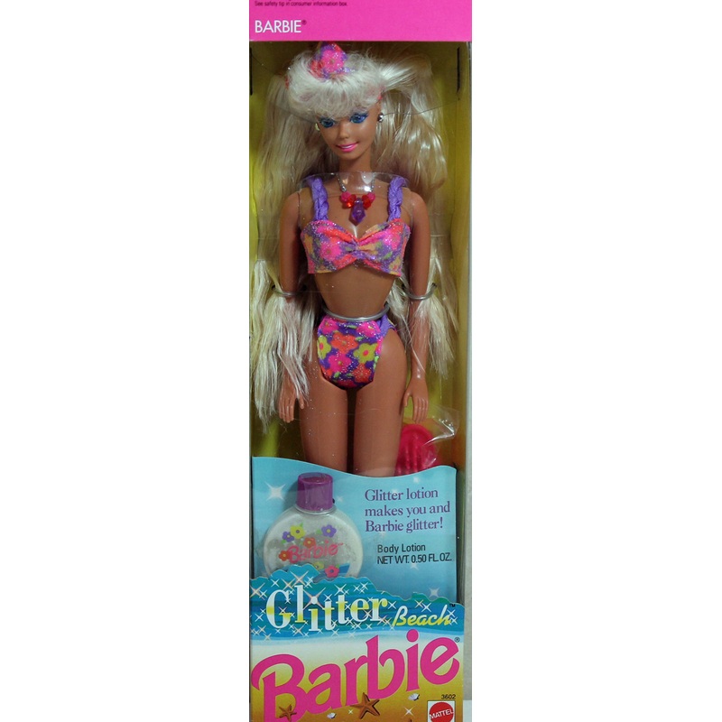 1992 Glitter Beach Barbie (3602)