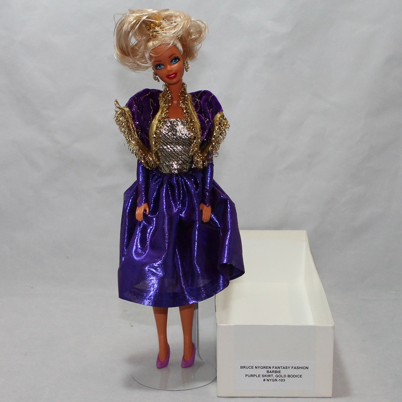 Bruce Nygren Designer Barbie: Purple and Gold Dress