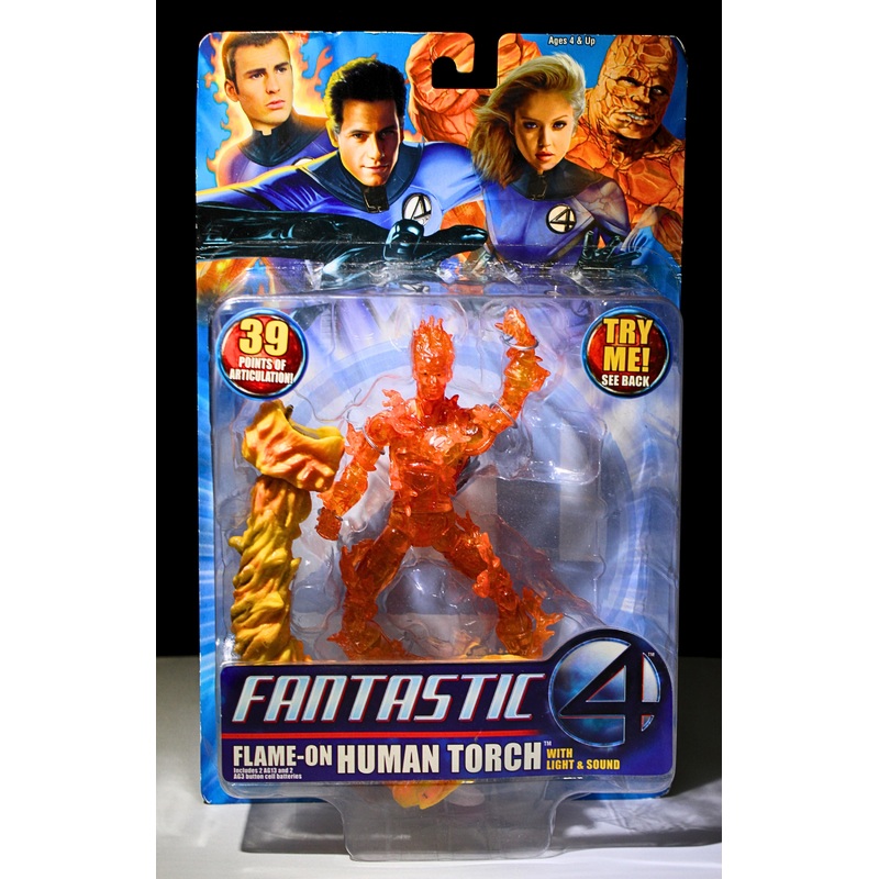Fantastic 4 Flame-on Human Torch With Light and Sound