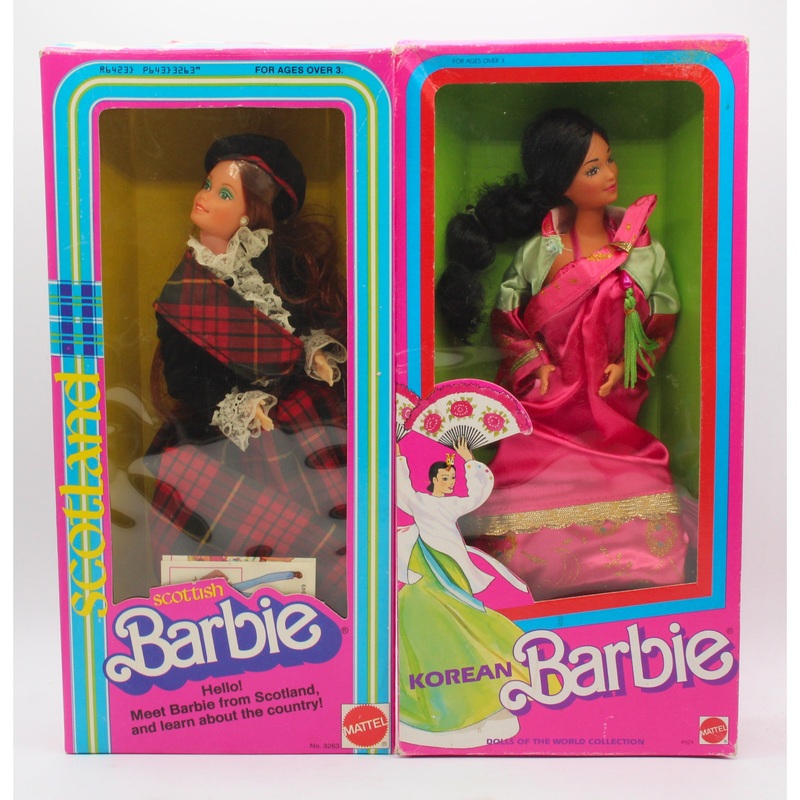 Lot of 2: Scottish & Korean Barbie | Please Read