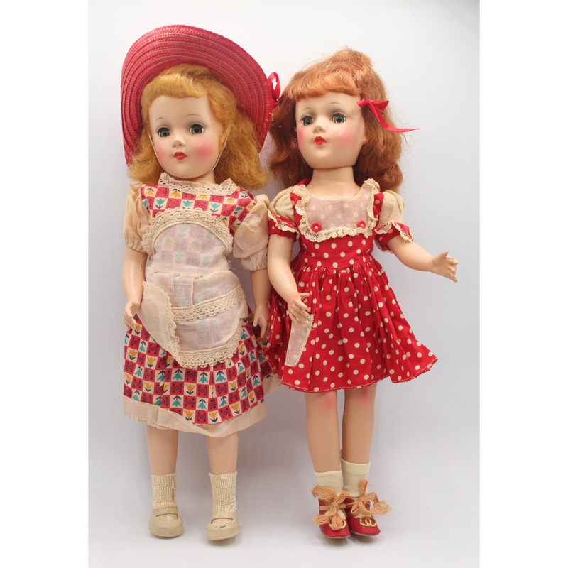 Lot of 2: Vintage 14″ Made in USA Dolls  | Please Read