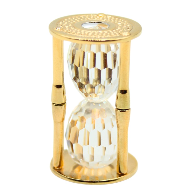 Swarovski Figurine: 171202 Gold Hourglass