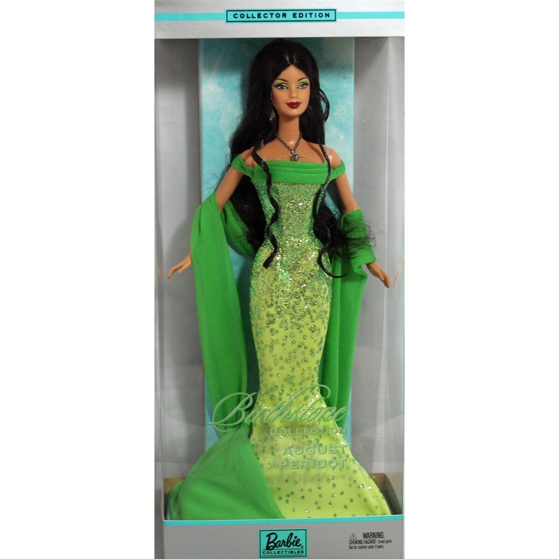 2002 August Peridot Birthstone Barbie (B3416)