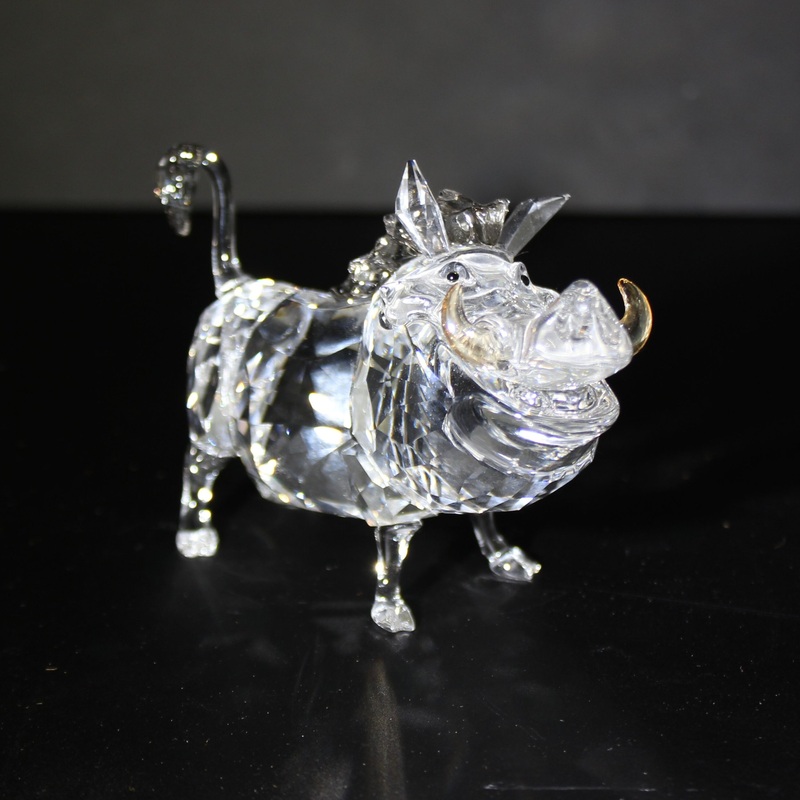 Swarovski Lion King Pumba Warthog | Ear reglued | Original box not included