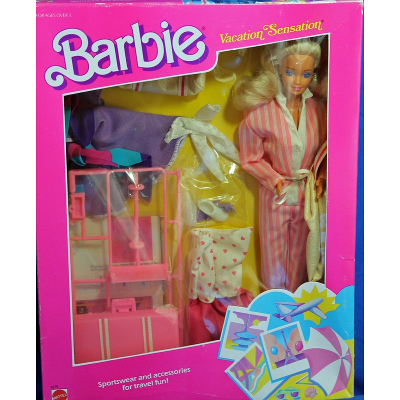 1988 Vacation Sensation Pink Outfit Barbie (1675)