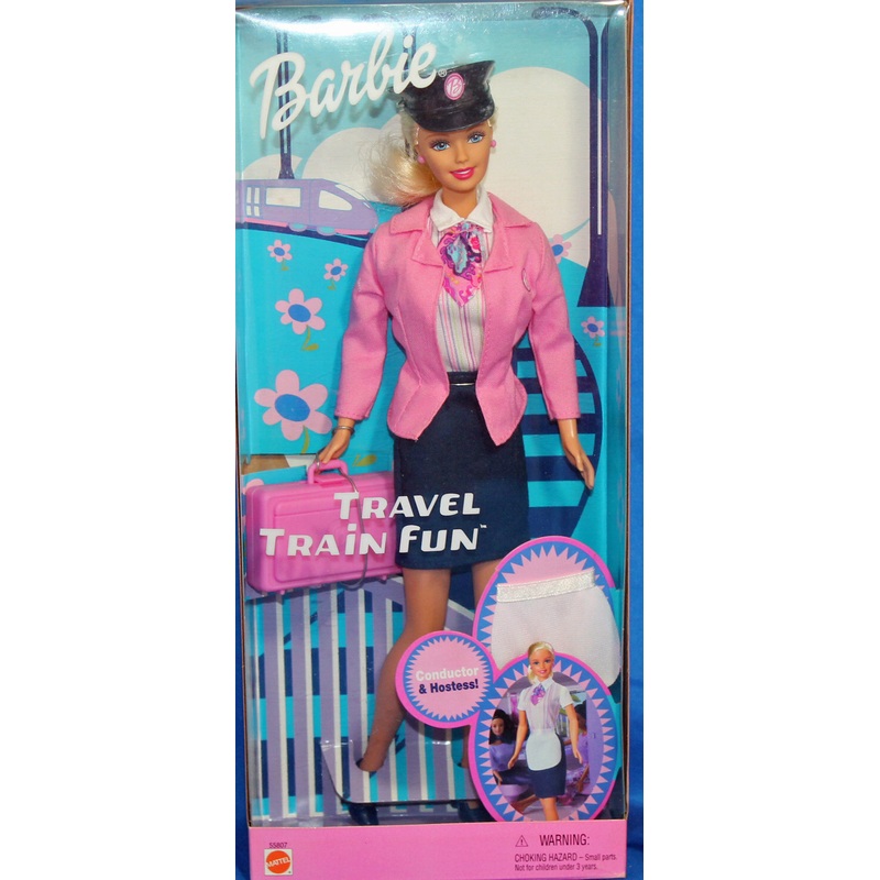 2001 2001 Travel Train Fun Barbie (55807)