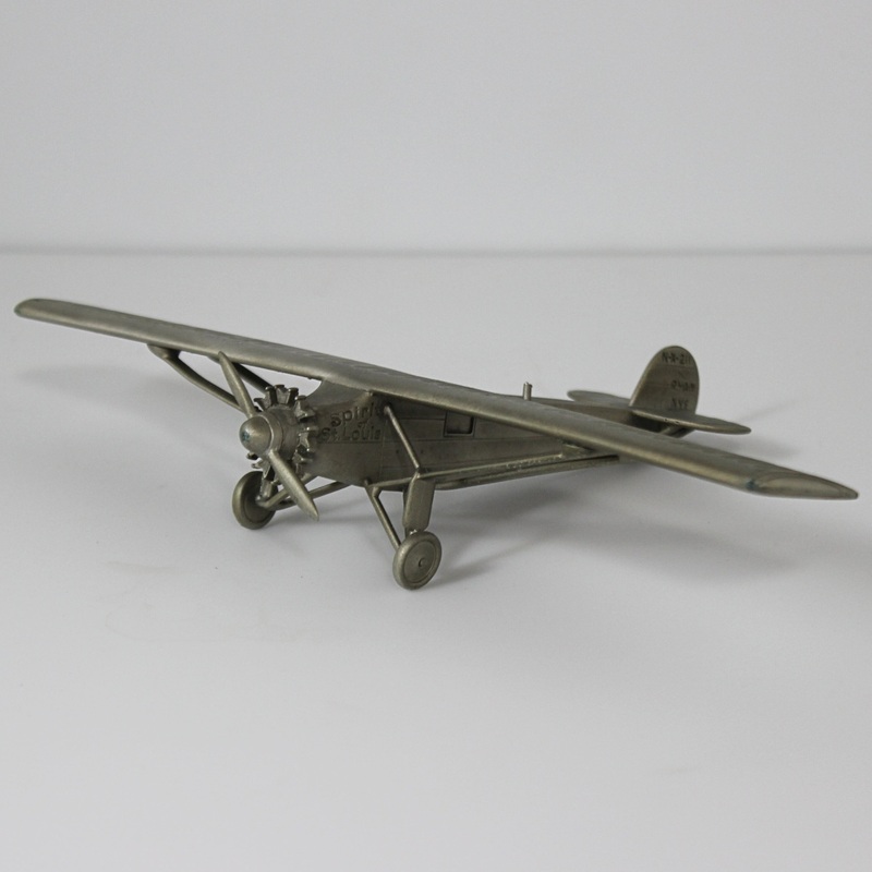 Danbury Mint “The Spirit of St. Louis” Commemorative Pewter Sculpture