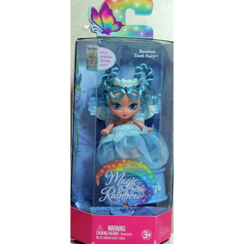 2006 Fairytopia Rainbow Tooth Fairy Barbie (K8145) – Blue