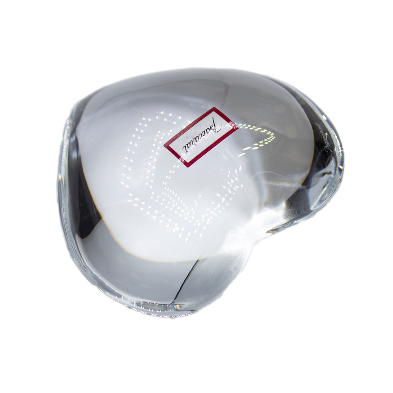 Baccarat Figurine: 761531 Clear Puffed Coeur Heart